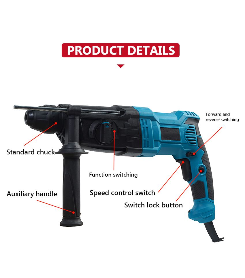 110V/220V 800W Hammer Drill 110V/220V 800W Hammer Drill