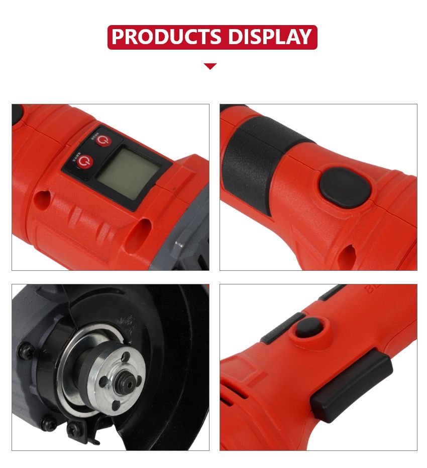21V 100mm LCD Cordless Angle Grinder 21V 100mm LCD Cordless Angle Grinder