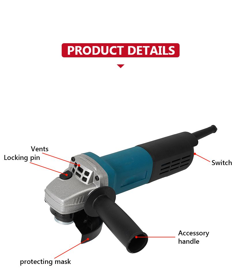 110V/220V 880W Angle Grinder