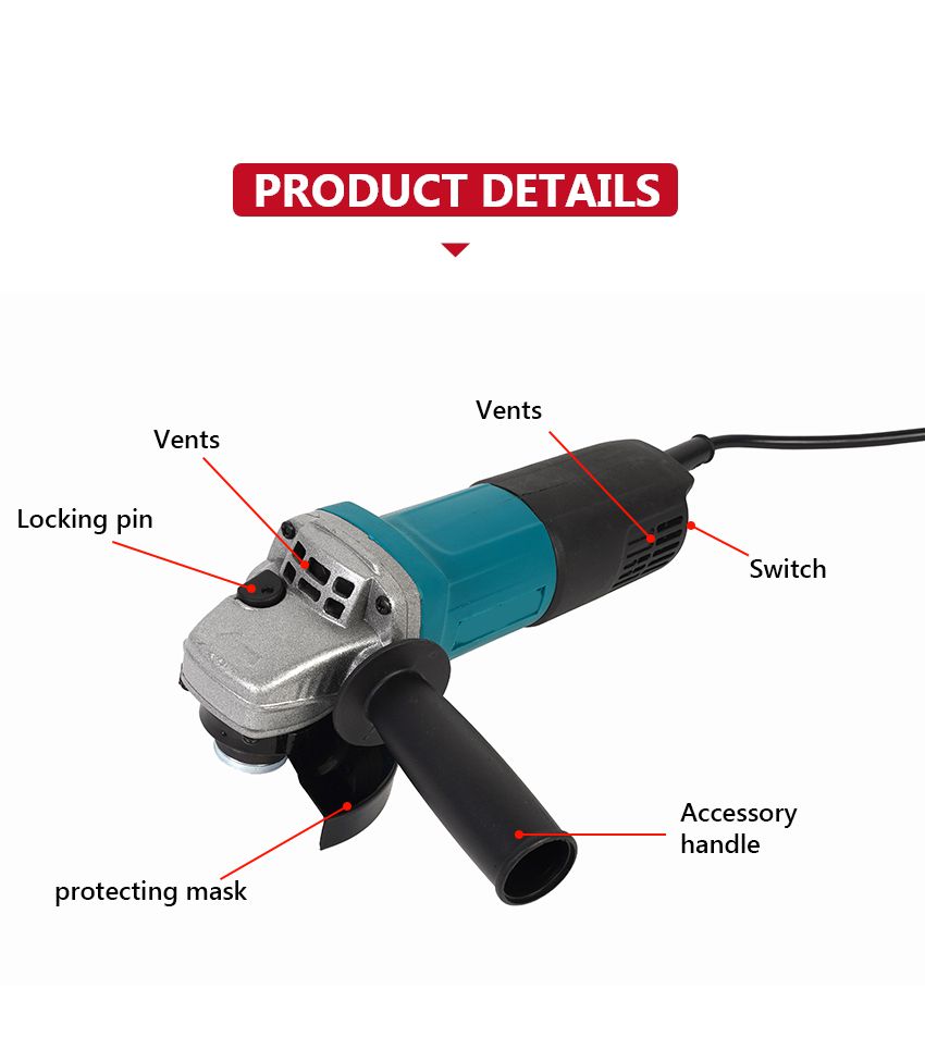 220V 740W Angle Grinder