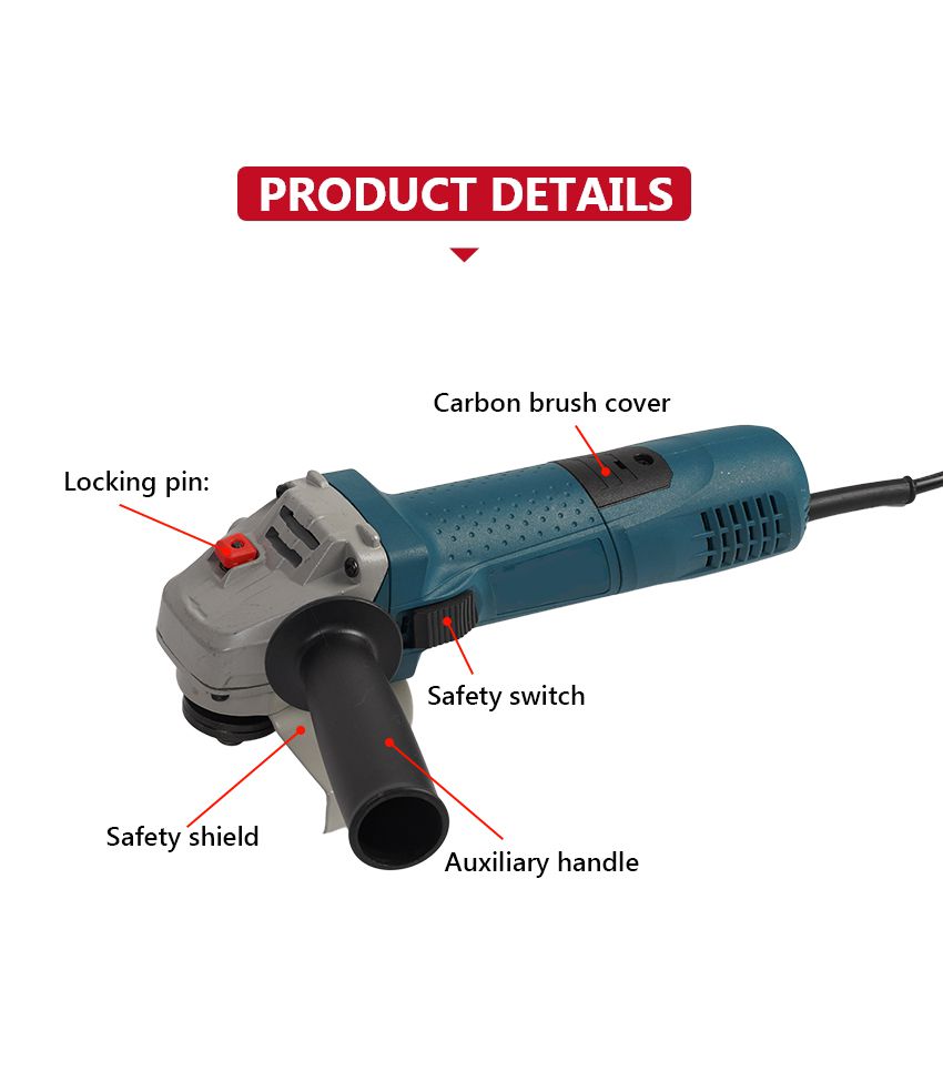 110V 220V 900W Angle Grinder