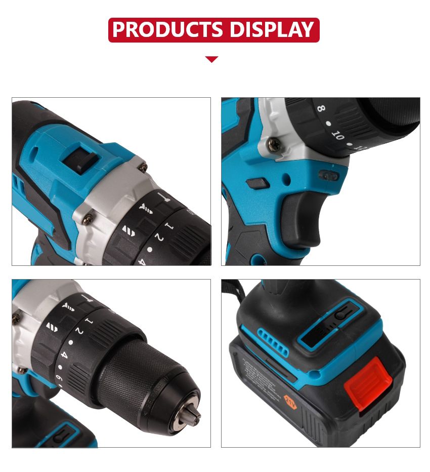 21V 65N·m Brushless Cordless Impact Drill 21V 65N·m Brushless Cordless Impact Drill