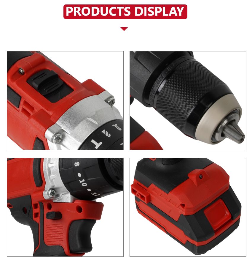 21V 55N•m Brushless Cordless Impact Drill 21V 55N•m Brushless Cordless Impact Drill