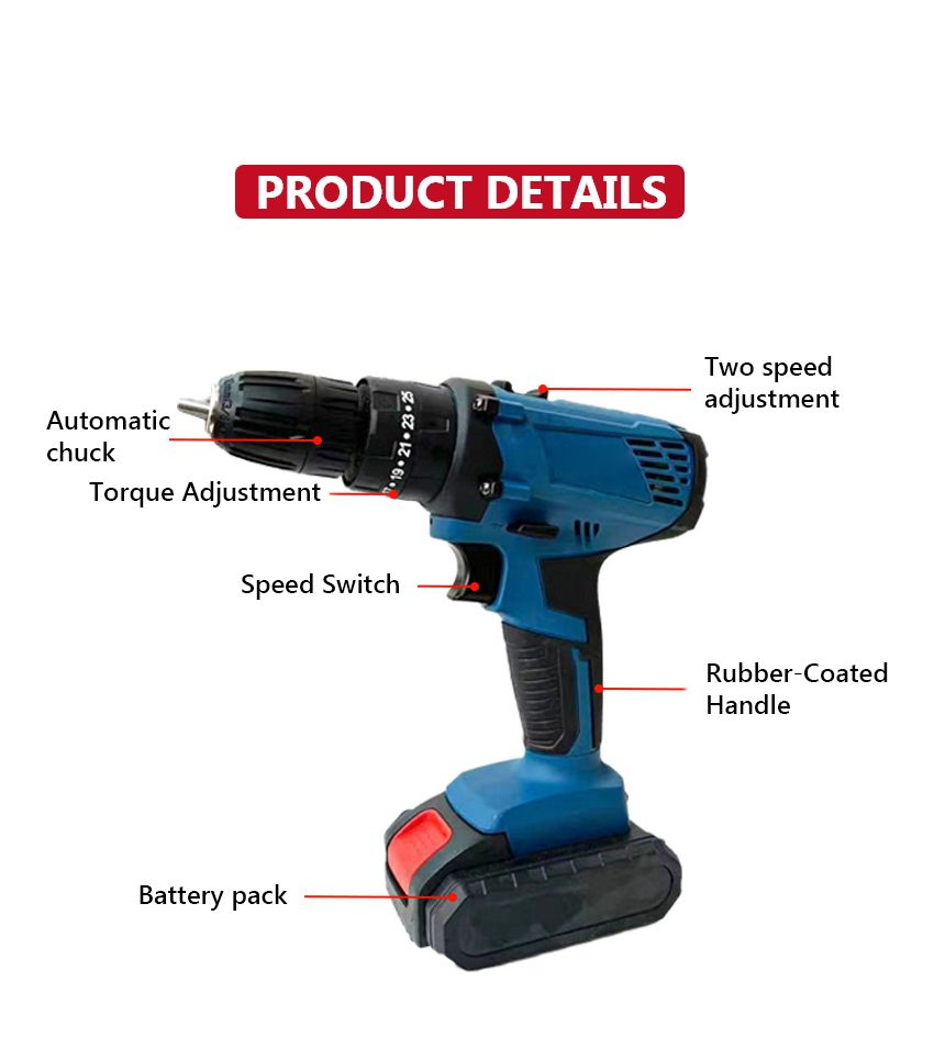 21V 32N·m Cordless Drill 21V 32N·m Cordless Drill