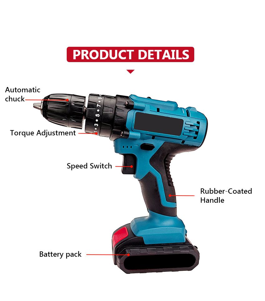 21V 32N·m Cordless Impact Drill P10126 21V 32N·m Cordless Impact Drill P10126