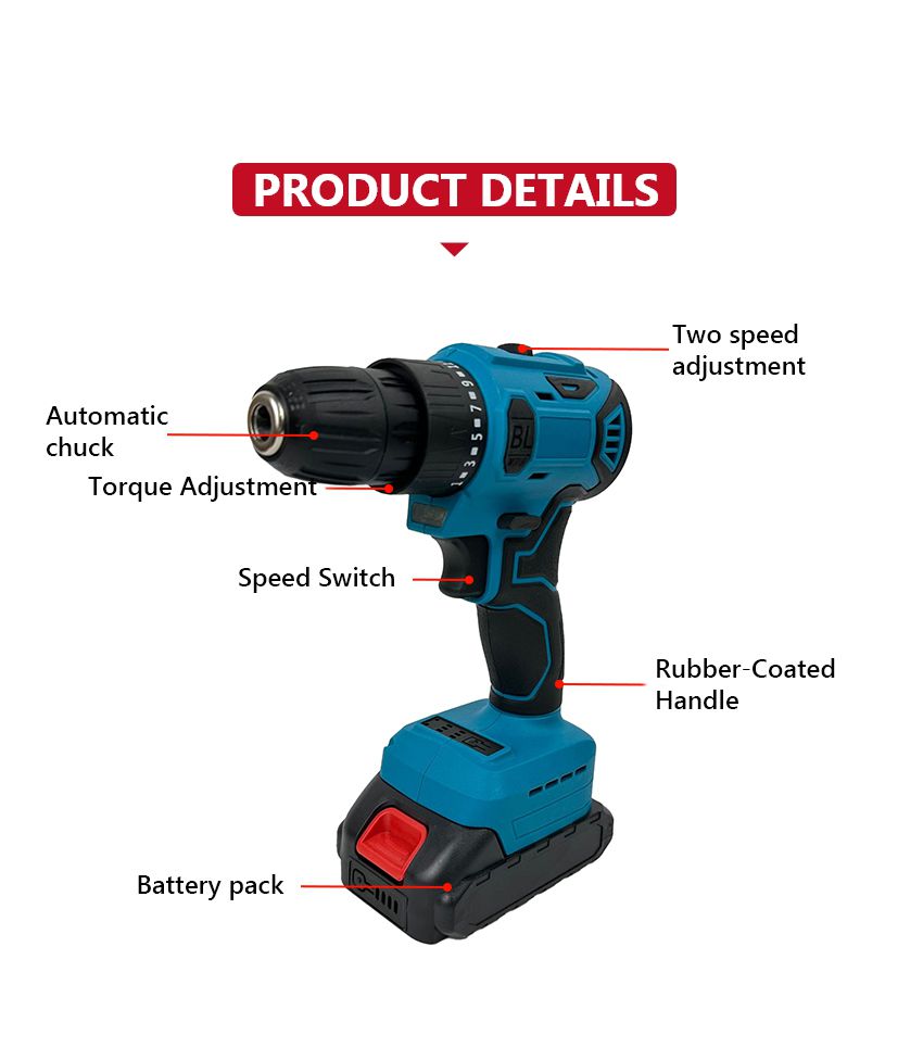 21V 32N·m Cordless Drill 21V 32N·m Cordless Drill