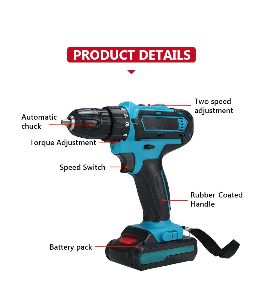 21V 35N·m Cordless Drill 21V 35N·m Cordless Drill