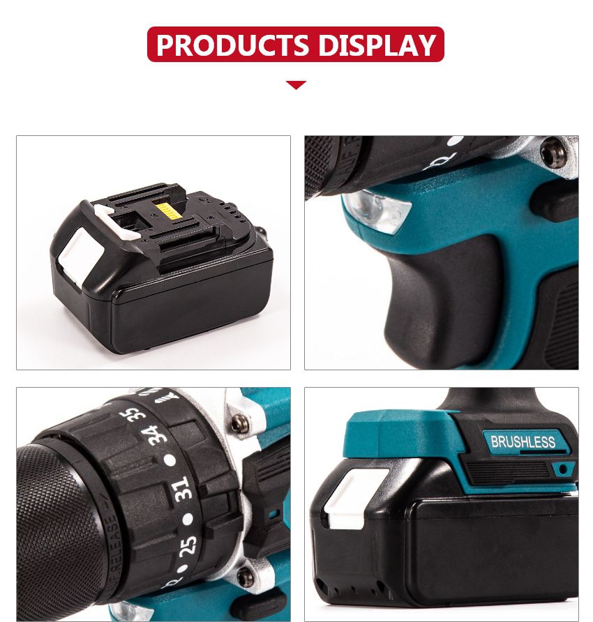 21V 35N·m Cordless Impact Drill P10136 21V 35N·m Cordless Impact Drill P10136