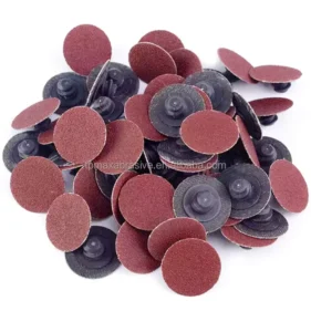 1 Inch Quick Change Aluminum Oxide Abrasive Discs Multi Material Die Grinder Surface Conditioning Prep Polish Burr Paint Removal