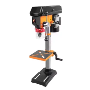 10 Inch 750W Portable Drill Press Space Saving for Small Homes Easy to Store Woodworking Bench Drill