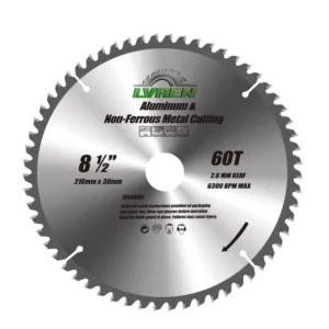 10 Inch Carbide Tipped Circular Saw Blade 80 Tooth Aluminum Non-Ferrous Metal Plastic Cutting 30mm Arbor Power Tool Accessories