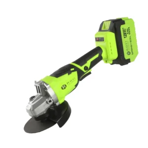 100mm Li-ion Brushless Cordless 1/2″ Angle Grinder for Car Polishing Wood Working Metal Furniture Cutting