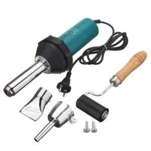1080W 220V 50Hz Plastic Hot Air Welding Gun With Pencil Tip Nozzle Amp Flat Tip Amp Pressure Roller Heat Gun Kit Plastic Welder