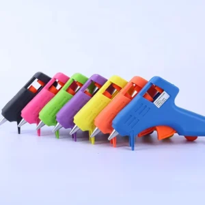 10W 20W Hot Melt Glue Gun with Bracket Glue Dispensing Manual DIY Accessories Mixed Color Mini Glue Gun