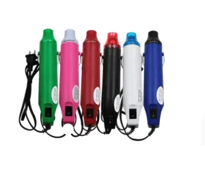 110V 300W US Plug Color Hot Air Gun Soft Pottery Hot Air Gun DIY Rubber Seal Convex Powder Relief Powder Heat Shrinkable Piece