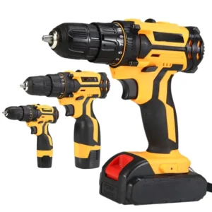 1150rpm 2-Speed Rechargeable Wireless Power Drills Portable Cordless Impact Drill Multifunction Lithium Screwdriver Set