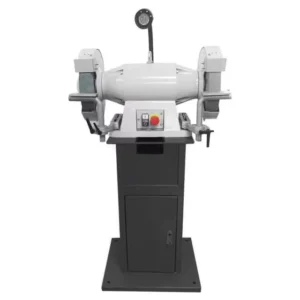 12 inch 2200W IBG300 Electric Yellow Bench Grinder with Magnifying Glass Shield and Pedestal Grinding Wheel Machine