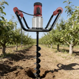 1200W Electric Earth Auger 560mm Max Depth with Forward Reverse Function for Garden and Fencing