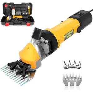 1200W Sheep Shears Electric with Blades 6 Speed Shearing Machine Animal Clippers for Thick Alpacas Goats Farm Livestock Tools