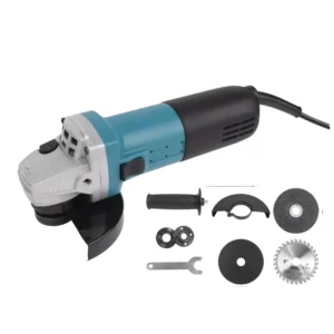 125mm Small 5inch Industrial Electric Angle Grinder Handheld Metal 110V High Power Adjustable Speed Serrated