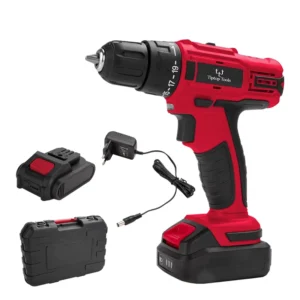 12V Lithium Battery Power Drills Hand-held Variable Speed 3/8 Inch 30N.m Compact Small Cordless Electric Drill Set