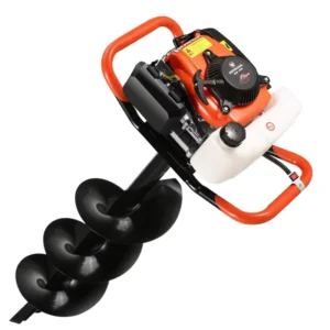 1400W Gasoline 2 Stroke Engine 51.7cc Cordless Earth Auger Drilling Machine with Drill Bits