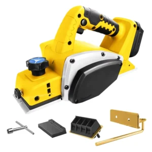 15000 RPM DIY Battery Powered Wood Planer Brushless Motor 20v Handheld Electric Wood Planer for Woodworking