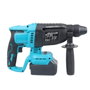 1500W 20V Brushless Electric DIY Rotary Hammer Drill Rechargeable Multifunctional Impact Drilling Tool Industrial 60.4ft lb