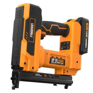 16 Gauge 20V Lithium ion Battery Electric Cordless Industrial DIY Brad Nail Gun 32 Nails Charge Brushless Motor 4.0Ah