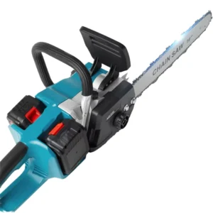16 Inch Dual Battery Lithium Rechargeable Electric Chain Saw Cutting Diameter 50 cm Industrial DIY Grade Battery Powered