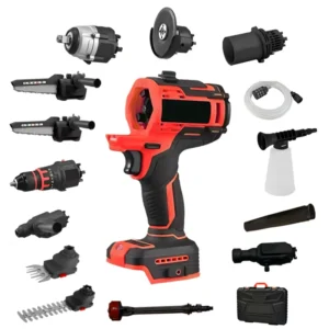 16 in 1 Brushless Customizable Multi-functional Power Tool Set 21V Cordless Lithium-ion Drill Combo for DIY Gardening Industrial