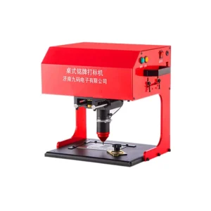 170 * 110mm Pneumatic Electric Desktop Nameplate Marking Machine Engraving Machine for Metal Parts