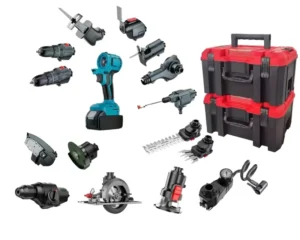 18 1 Industrial Tools Kit Battery Operated Electric Drill Jigsaw Reciprocating Saw Oscillating Tool Combo Set