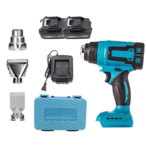 1800W Cordless Heat Gun 600°C Multifunctional Handheld Heating Gun Wireless Power Tools for 18V Battery