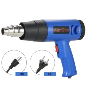 1800W Fast Heating Hot Air Gun Industrial Hair Dryer Adjustable Temperature Hot Gun Soldering Heat Gun Blower 4 Nozzles AC220V