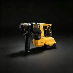 18V Power Tool Combo Set Featuring a Battery powered Hammer Drill with a Round Handle and Multiple Speeds Ideal for Drilling
