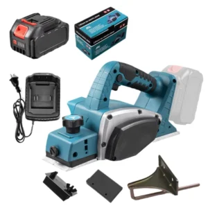 18V Rechargeable Brushless Lithium Electric Planer Cordless Wood Planer Tools Hand Edge Trimmer Portable Wood Planing Machine