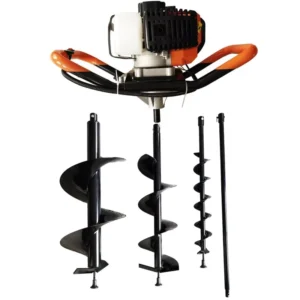 2 Stroke 52CC Gasoline Powered Earth Drill Deep Hole Earth Drill Pile Hole Garden Tree Planting Gasoline Ground Drill