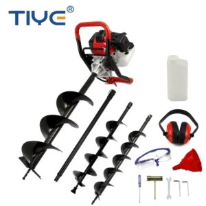2 Stroke 52CC Power Earth Augers Earth Post Hole Digger Tree Planting Machine
