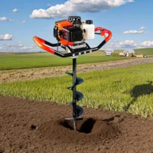 2 Stroke Industrial 52cc Powerful Gasoline Tree Plant Post Hole Digger Earth Auger with Max Torque Customized Box