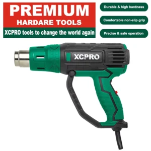 2000W Electric Adjustable Temperature Hot Air Gun 60 600C for Kit with 3 Nozzles Shrinking Stripping DIY Portable