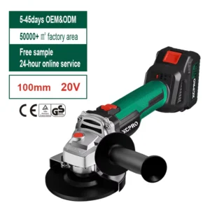 20V 2 Speed M14 Cordless Angle Grinder 3000 8500RPM 125mm Brushless Angle Grinder for Grinding Polishing & Cutting