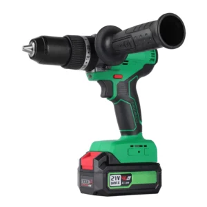 20V 4.0Ah Impact Drill Brushless Cordless Electric Power Drill Driver 13mm Chuck for Wood Metal Masonry