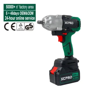 20V Brushless Cordless Impact Drill Rechargeable 2200RPM Wrench Power Tools Lithium Battery Impact Wrench