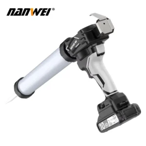 20V Portable Cordless Glass Glue Gun with Lithium Battery Powered for DIY Projects Hot Melt Caulking Gun