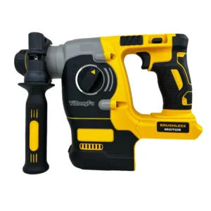 20V Portable Electric Hammer Drill Durable Rechargeable Anti Slip Handle Efficient Hole Punching Yellow DW Electric Hammer Drill