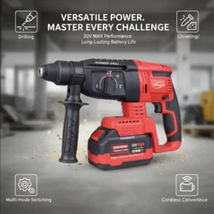 20V Rechargeable Rotary Hammer Drill Brushless Industrial DIY Cordless Electric Hammer LDH01 Power Rotary Hammers