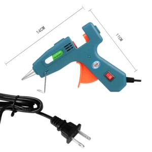 20W Battery Rechargeable Hot Melt Glue Gun Multi Color Multi Power