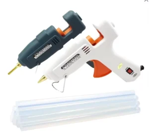 20W Mini Electric Hot Melt Glue Gun Anti Drip Nozzle Plastic Body for Industrial DIY and Handmade Work