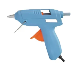 20W Mini Electric Hot Melt Glue Gun with Aluminum Nozzle Anti Drip Plastic Body for Industrial DIY and Handmade Work